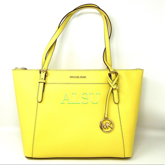 Michael Kors Handbags - Michael Kors Ciara LG Top ZipTote Sunshine Yellow